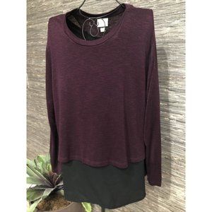 Ava And Viv Two In One Sweater/Blouse Long Sleeve